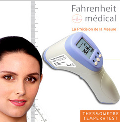 Thermomètre médical en vente chez robe-materie-medical.com